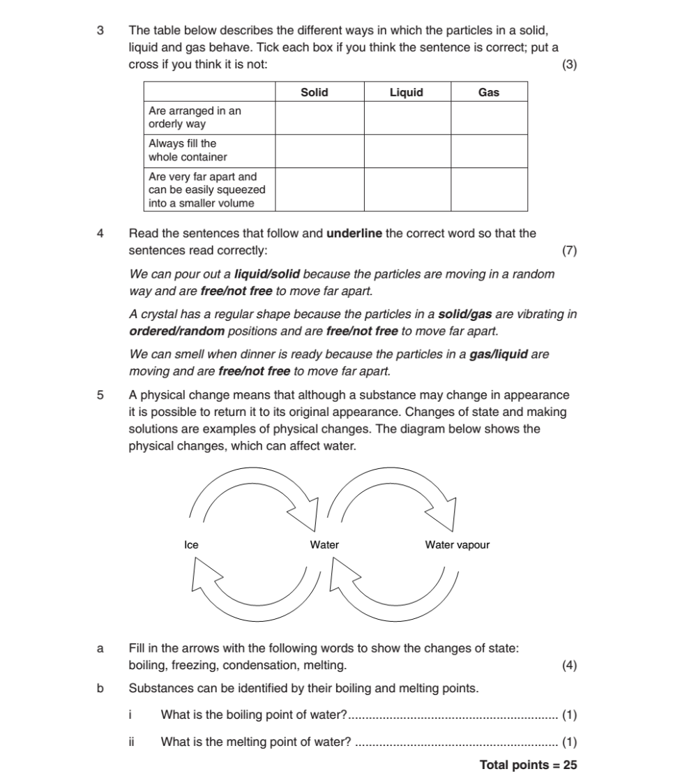 Particle theory worksheet 23 With Change Of State Worksheet